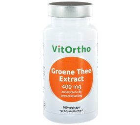 Vitortho Groene thee extract 400 mg Vitortho Groene thee extract 400 mg