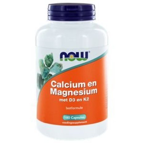 NOW Calcium en Magnesium met D3 en K2 NOW Calcium en Magnesium met D3 en K2