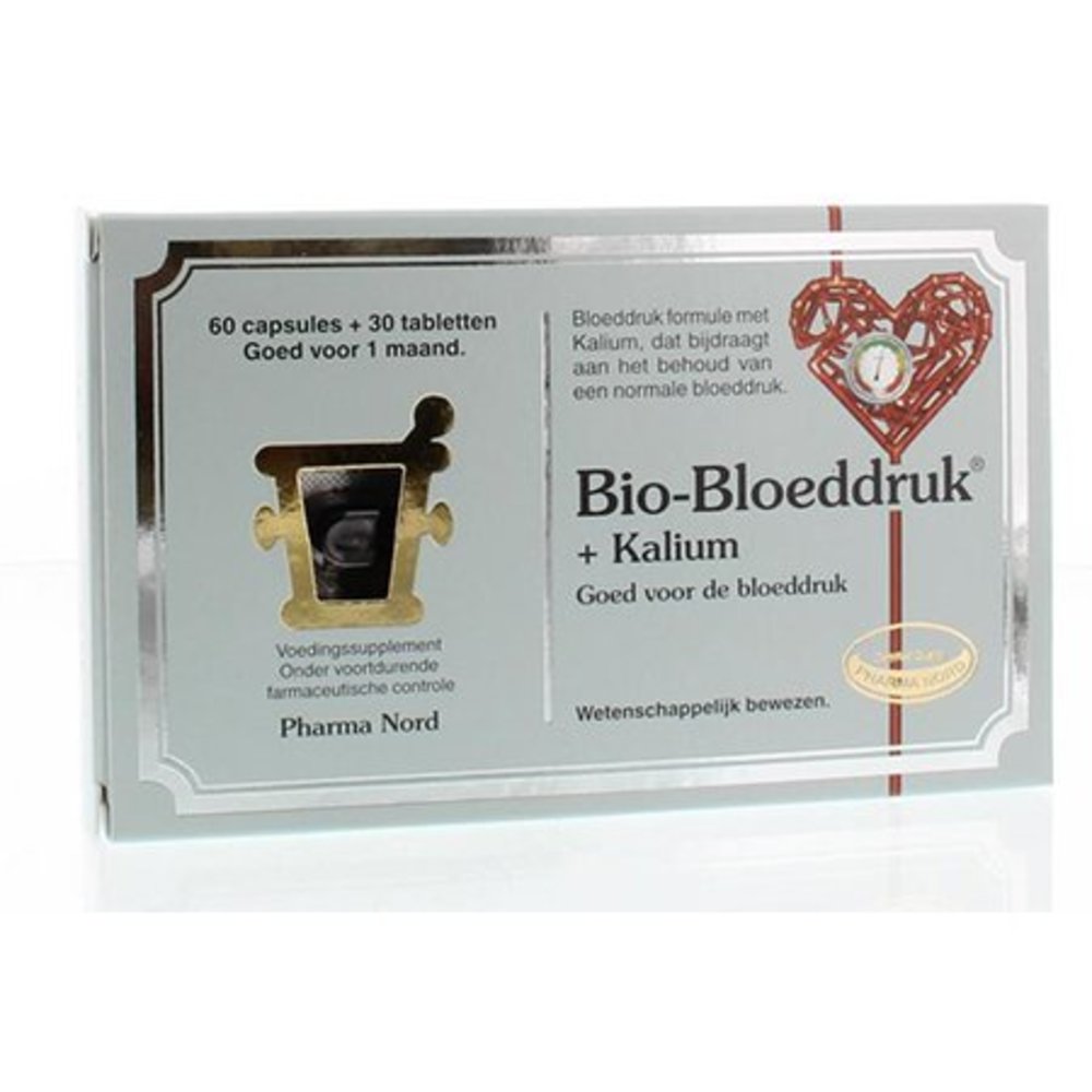 Pharma Nord Bio bloeddruk & kalium tabletten en capsules Pharma Nord Bio bloeddruk & kalium tabletten en capsules