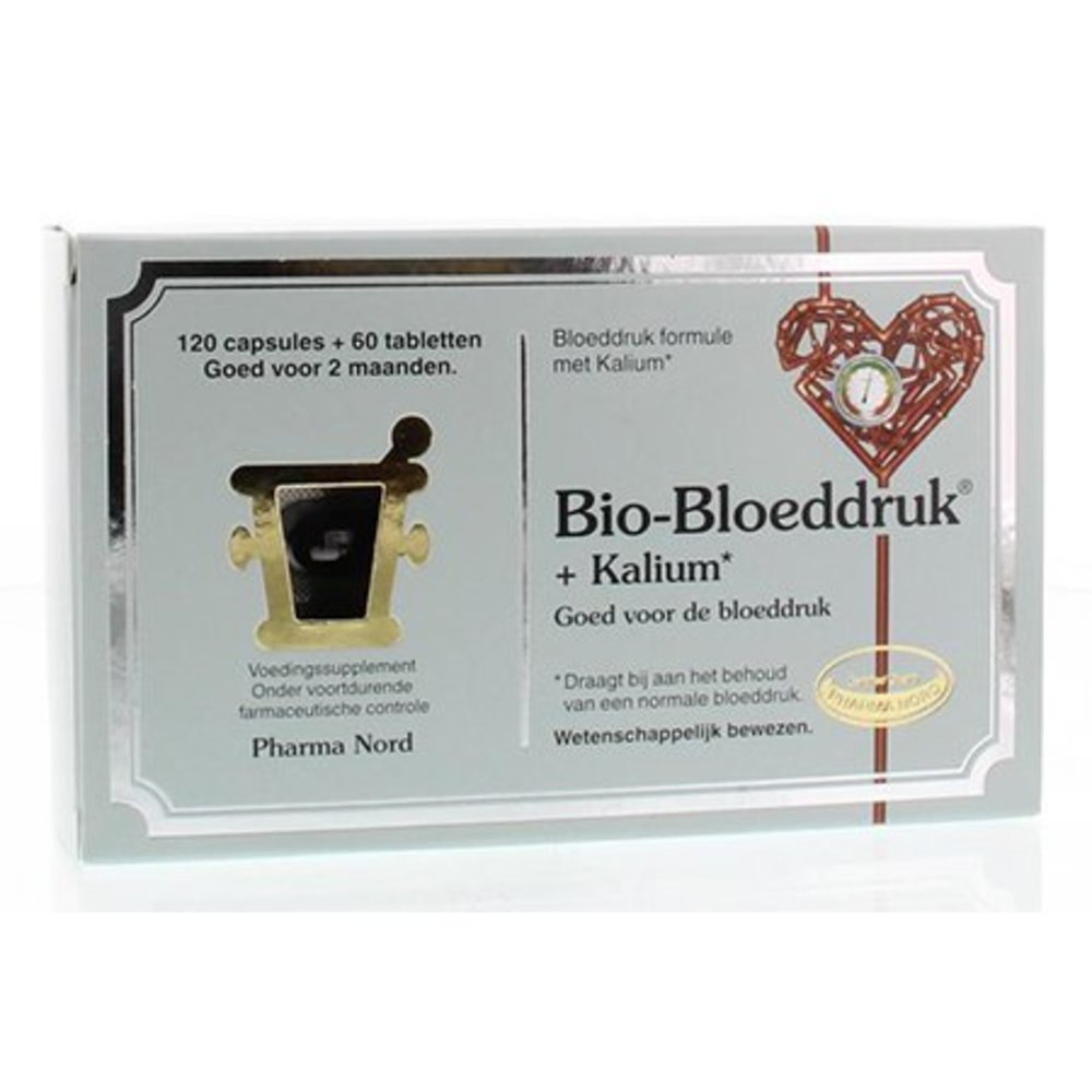 Pharma Nord Bio bloeddruk & kalium tabletten en capsules Pharma Nord Bio bloeddruk & kalium tabletten en capsules