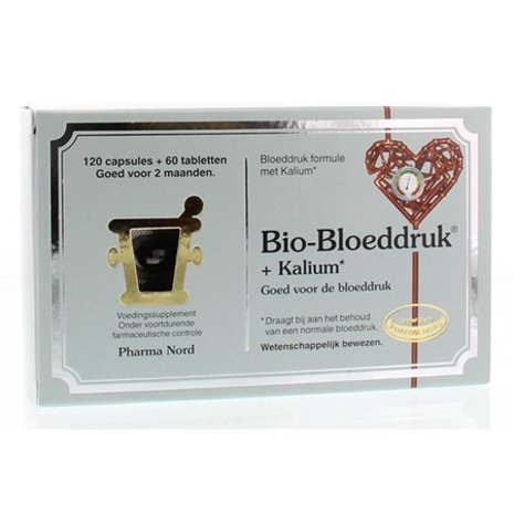 Pharma Nord Bio bloeddruk & kalium tabletten en capsules Pharma Nord Bio bloeddruk & kalium tabletten en capsules