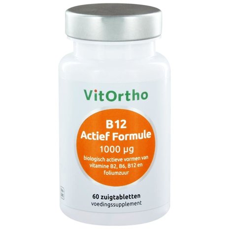 Vitortho B12 Actief formule 1000 mcg Vitortho B12 Actief formule 1000 mcg