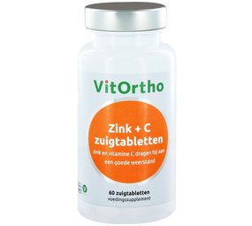 Vitortho Zink + C zuigtabletten Vitortho Zink + C zuigtabletten