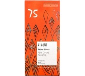 Vivani Chocolade puur delicaat 75% Panama Vivani Chocolade puur delicaat 75% Panama