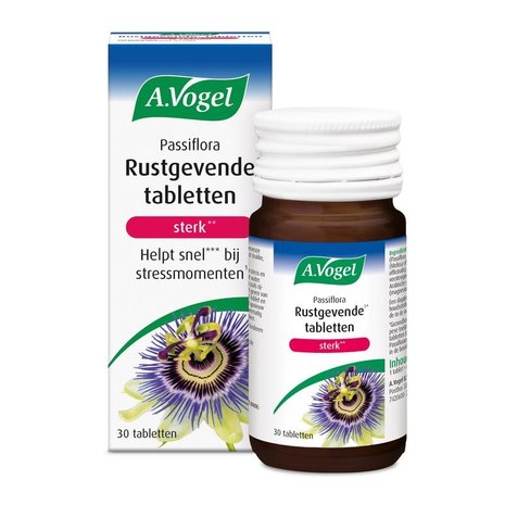 A Vogel Passiflora rustgevende tabletten sterk A Vogel Passiflora rustgevende tabletten sterk