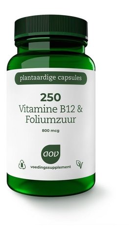AOV 250 Vitamine B12 & foliumzuur AOV 250 Vitamine B12 & foliumzuur