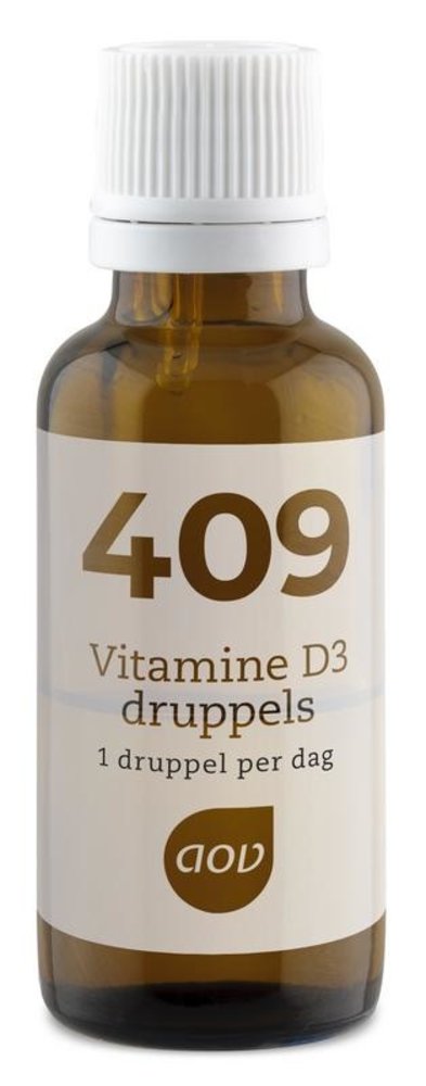 AOV 409 Vitamine D3 druppels 25mcg AOV 409 Vitamine D3 druppels 25mcg
