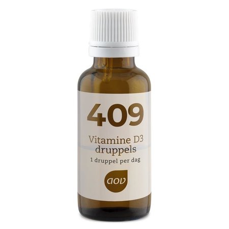 AOV 409 Vitamine D3 druppels 25mcg