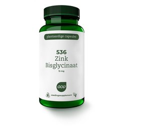 AOV 536 Zink bisglycinaat 15mg AOV 536 Zink bisglycinaat 15mg