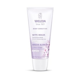 Weleda Baby witte malva sensitive gezichtscreme Weleda Baby witte malva sensitive gezichtscreme