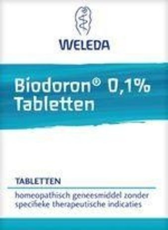 Weleda Biodoron 0.1% tabletten Weleda Biodoron 0.1% tabletten