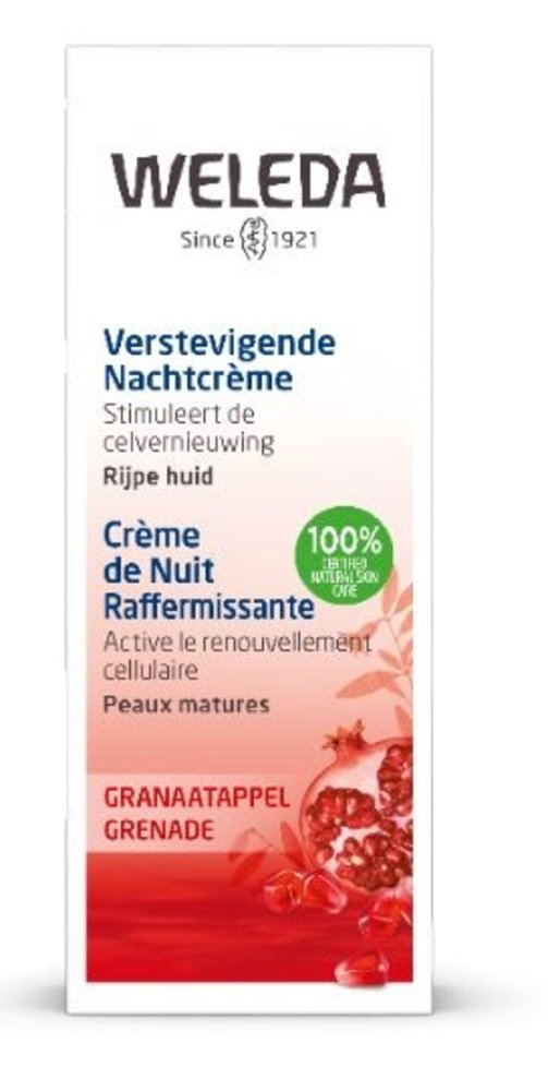 Weleda Granaatappel & maca verstevigende nachtcreme Weleda Granaatappel & maca verstevigende nachtcreme