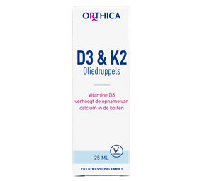 Orthica D3 & K2 oliedruppels Orthica D3 & K2 oliedruppels