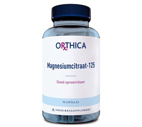 Orthica Magnesium citraat 125 Orthica Magnesium citraat 125