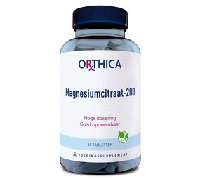 Orthica Magnesium citraat 200 Orthica Magnesium citraat 200