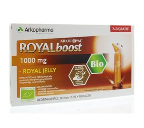 Royal Boost Royal Jelly boost (7 + 3) 15ml per ampul bio Royal Boost Royal Jelly boost (7 + 3) 15ml per ampul bio