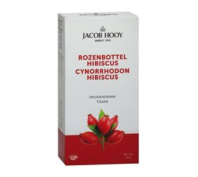 Jacob Hooy Rozenbottel hibiscus thee zakjes Jacob Hooy Rozenbottel hibiscus thee zakjes