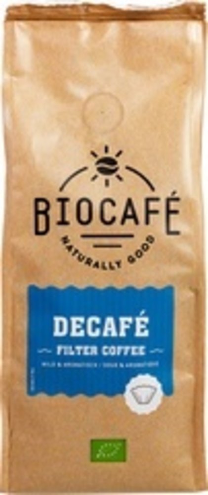 Biocafe Filterkoffie cafeïnevrij Biocafe Filterkoffie cafeïnevrij