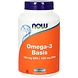 NOW Omega-3 basis 180 mg EPA 120 mg DHA 100 of 200 capsules NOW Omega-3 basis 180 mg EPA 120 mg DHA 100 of 200 capsules