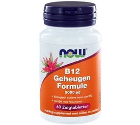 NOW Vitamine B12 geheugenformule 5000 mcg NOW Vitamine B12 geheugenformule 5000 mcg