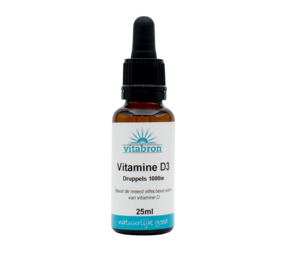Vitabron Vitamine D3 druppels 25 mcg/1000ie Vitabron Vitamine D3 druppels 25 mcg/1000ie