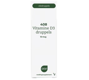 AOV 408 Vitamine D3 druppels 10mcg AOV 408 Vitamine D3 druppels 10mcg
