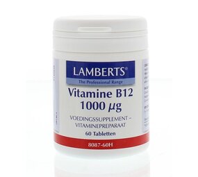 Lamberts Vitamine B12 1000mcg (cyanocobalamine) Lamberts Vitamine B12 1000mcg (cyanocobalamine)