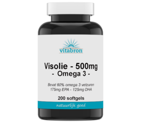  Vitabron Visolie 500mg - 200 softgels