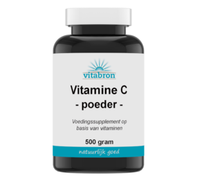  Vitabron Vitamine C poeder ascorbinezuur - 250 gram