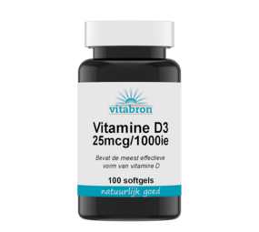  Vitabron Vitamine D3 25mcg/1000ie - 100/300 softgels
