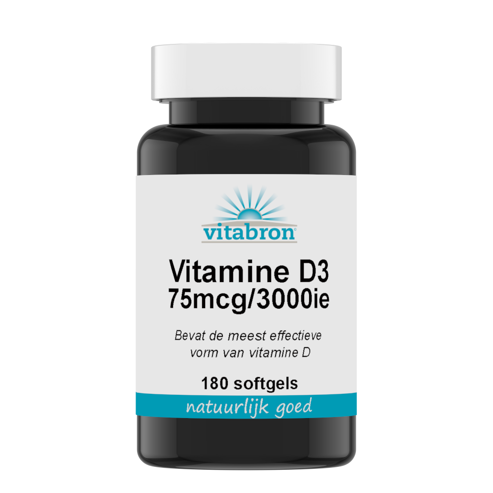 Vitabron Vitamine D3 75mcg/3000ie Vitabron Vitamine D3 75mcg/3000ie
