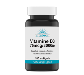  Vitabron Vitamine D3 75mcg/3000ie - 180 softgels