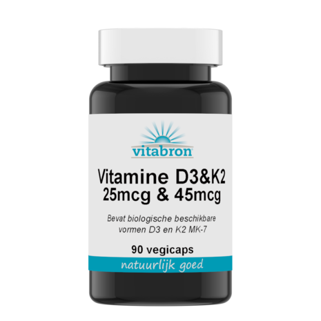 Vitabron Vitamine D3 25mcg & K2 45mcg Vitabron Vitamine D3 25mcg & K2 45mcg