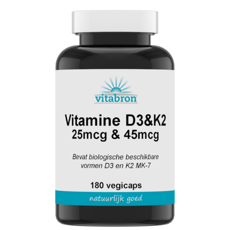 Vitabron Vitamine D3 25mcg & K2 45mcg Vitabron Vitamine D3 25mcg & K2 45mcg