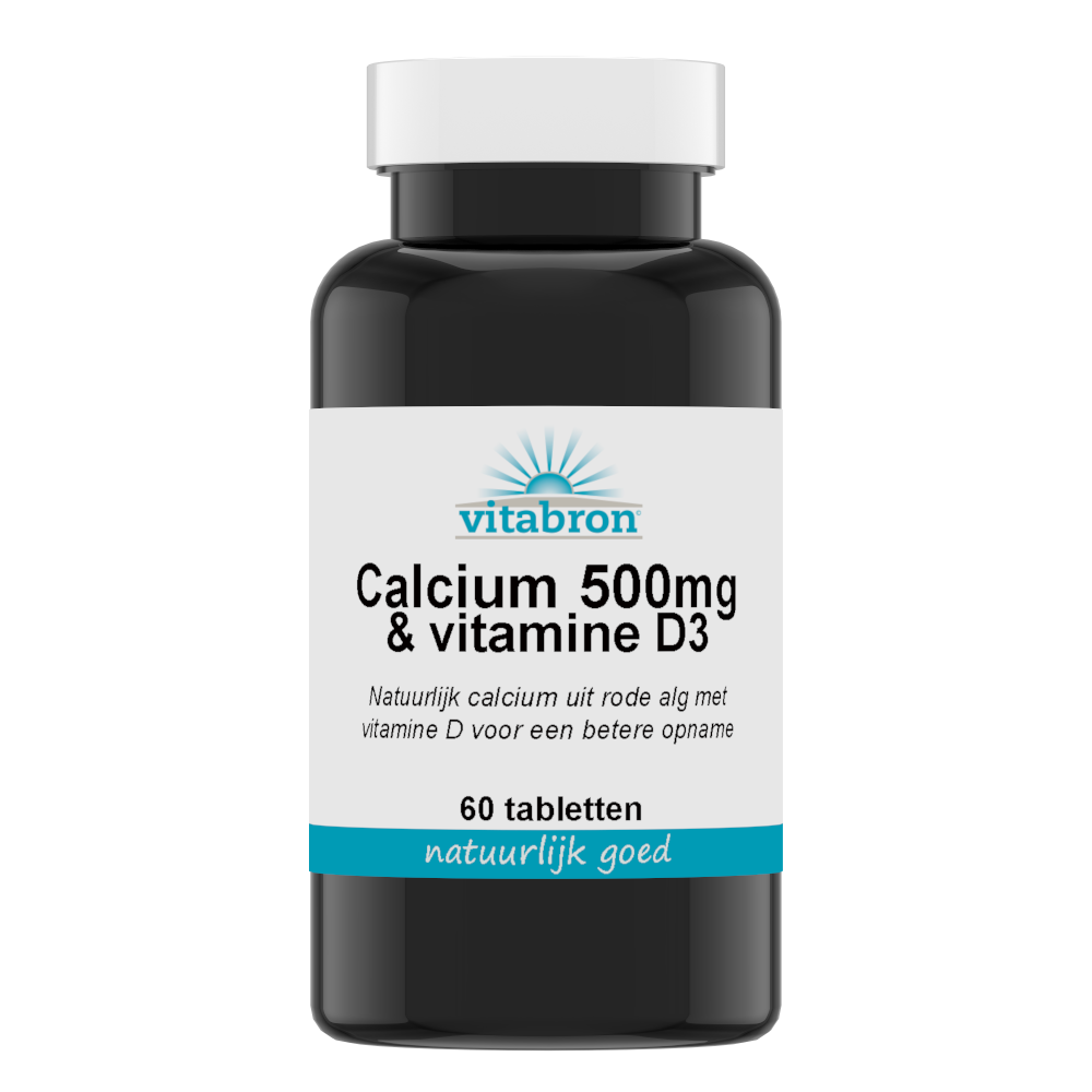 Vitabron Calcium 500mg & Vitamine D: Voor Sterke Botten Vitabron Calcium 500mg & Vitamine D: Voor Sterke Botten