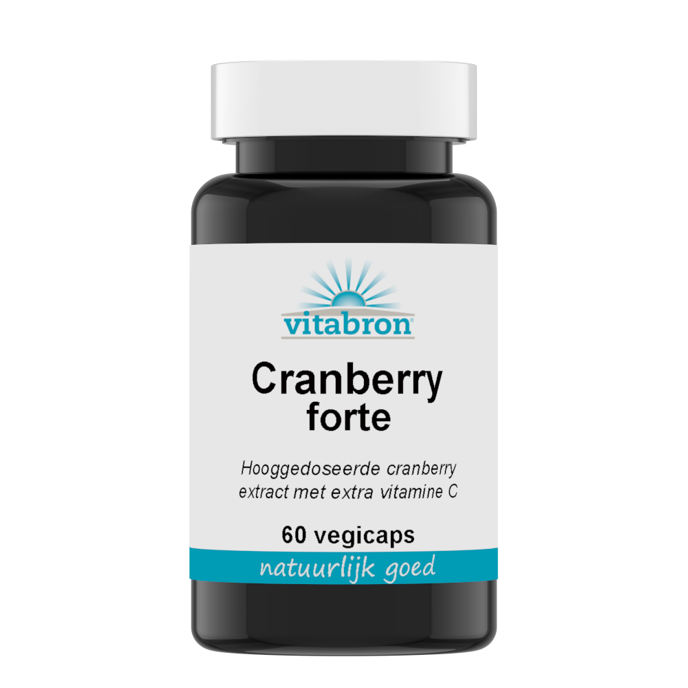 Vitabron Cranberry forte met vitamine C Vitabron Cranberry forte met vitamine C