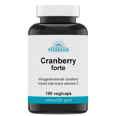 Vitabron Cranberry forte met vitamine C Vitabron Cranberry forte met vitamine C