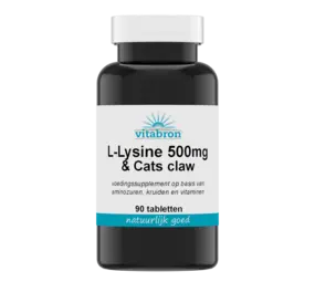  Vitabron L-Lysine 500mg & Cats claw - 90 tabletten