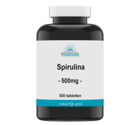  Vitabron Spirulina 500mg - 500 tabletten