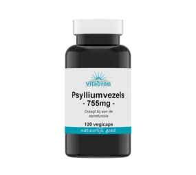 Vitabron Psylliumvezels 755mg - 120 vegicaps Vitabron Psylliumvezels 755mg - 120 vegicaps