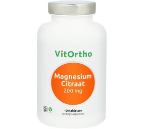 Vitortho Magnesium citraat 200 mg Vitortho Magnesium citraat 200 mg