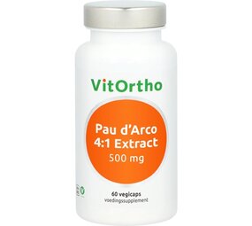Vitortho Pau d'arco extract 500 mg Vitortho Pau d'arco extract 500 mg
