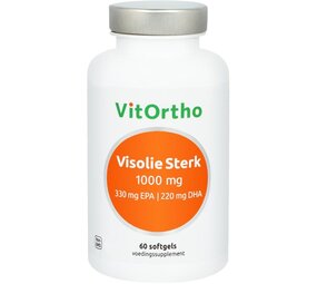 Vitortho Visolie Sterk 1000mg 330mg EPA 220mg DHA Vitortho Visolie Sterk 1000mg 330mg EPA 220mg DHA