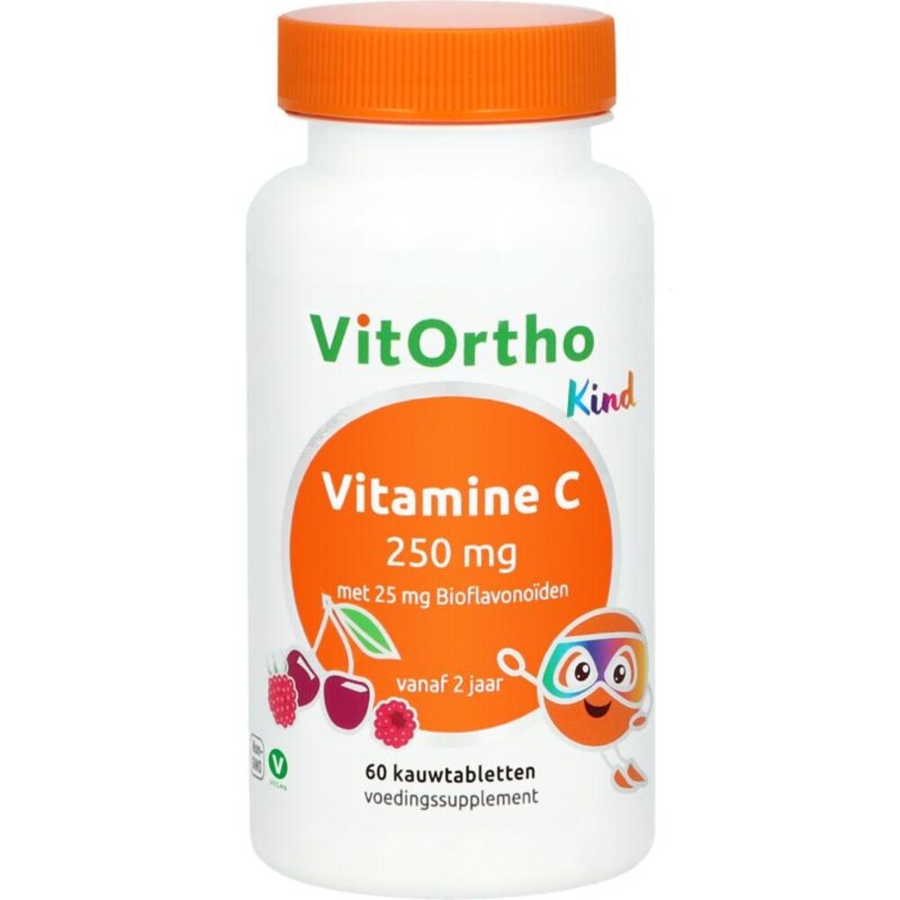 Vitortho Vitamine C 250 mg met 25 mg bioflavonoiden (kind)
