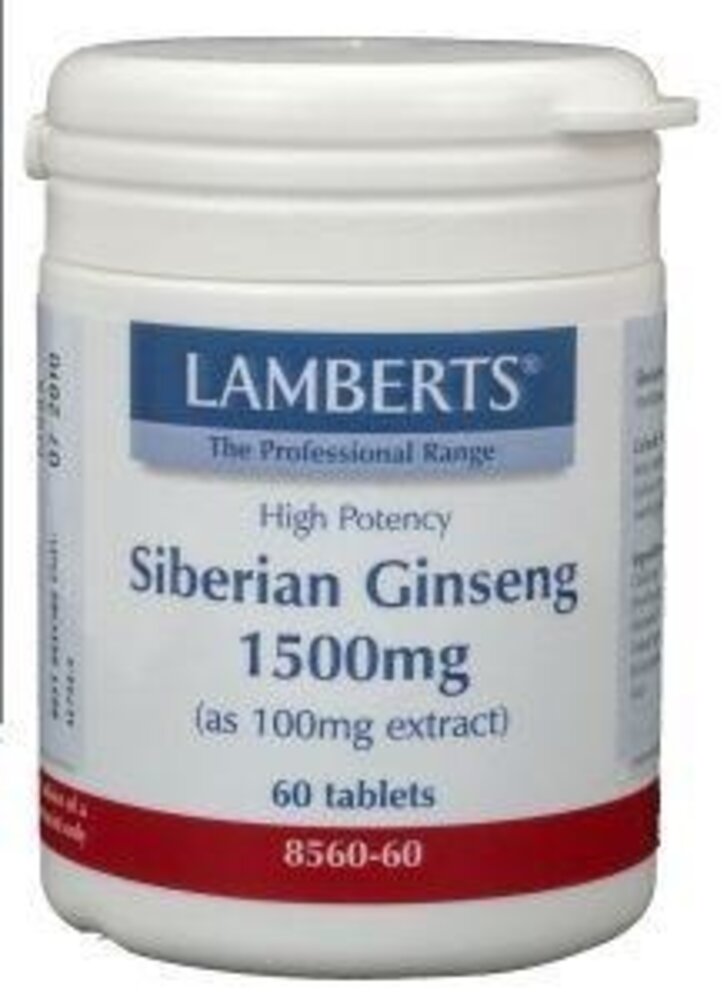 Lamberts Ginseng Siberisch 1500mg Lamberts Ginseng Siberisch 1500mg