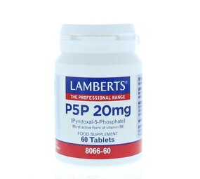 Lamberts Vitamine B6 (P5P) 20mg Lamberts Vitamine B6 (P5P) 20mg