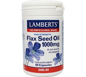 Lamberts Lijnzaadolie (flaxseed oil) 1000mg Lamberts Lijnzaadolie (flaxseed oil) 1000mg
