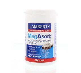 Lamberts MagAsorb (magnesium citraat) poeder 375mg Lamberts MagAsorb (magnesium citraat) poeder 375mg