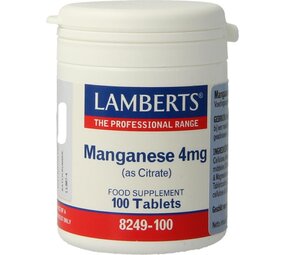 Lamberts Mangaan (manganese) 4mg Lamberts Mangaan (manganese) 4mg