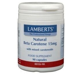 Lamberts Vitamine A 15mg natuurlijke (beta caroteen)